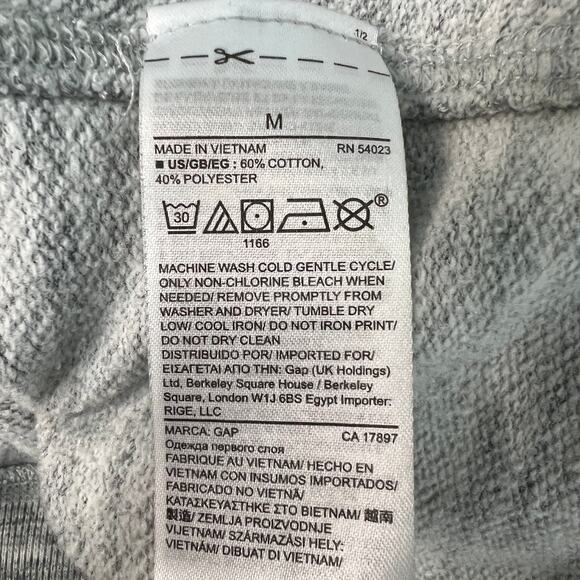 GAP Breathable Womens Sweatshirt Medium Fitness Activewear Workout Exercise - Picture 9 of 11